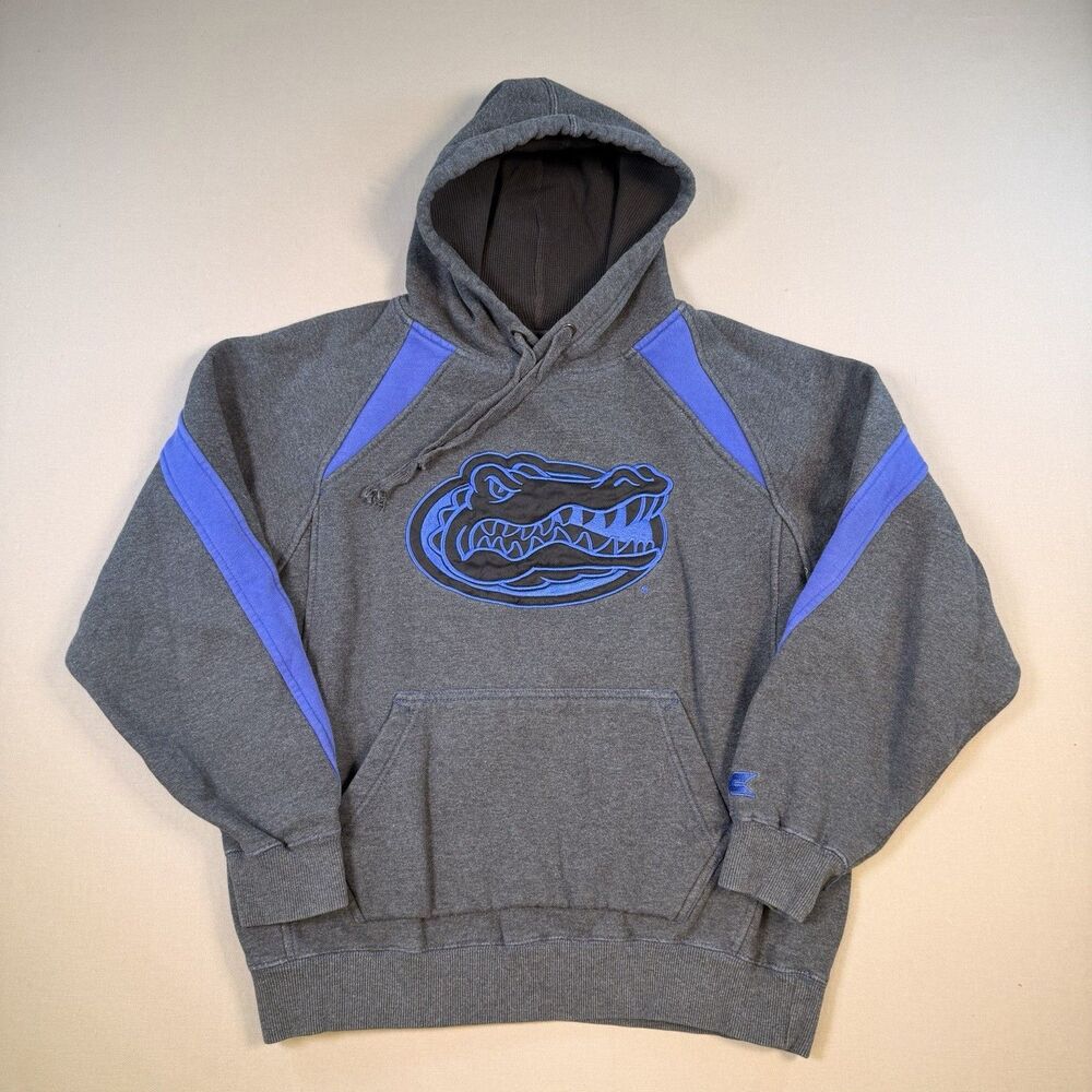 VTG Colosseum Florida Gators Athletic Hoodie Sweatshirt Med Gray Pullover Hood